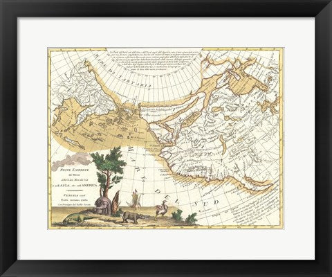 1776 Zatta Map of California and the Western Parts of North America