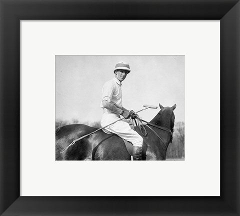 Framed Art Capt. Leslie Cheape in 1911 Wall Decor 18x24 Artwork