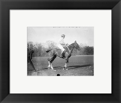 Framed Art Capt. Lloyd Eng. Polo Team Wall Decor 18x24 Artwork