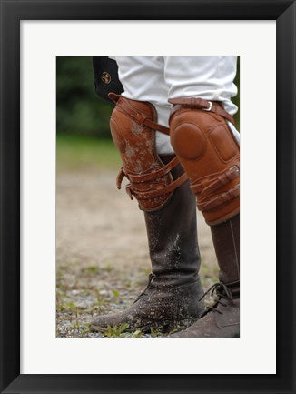 Framed Art Polo Kneepads Wall Decor 18x24 Artwork