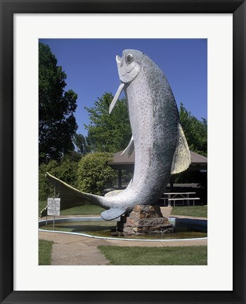 Framed Art Adaminaby big trout Framed Art for your Home Wall Decor 18x24 Artwork