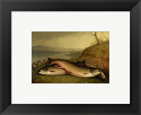 Framed Art Frame Art Brooklyn Museum - Trout - Walter M. Brackett Wall Decor 18x24 Artwork