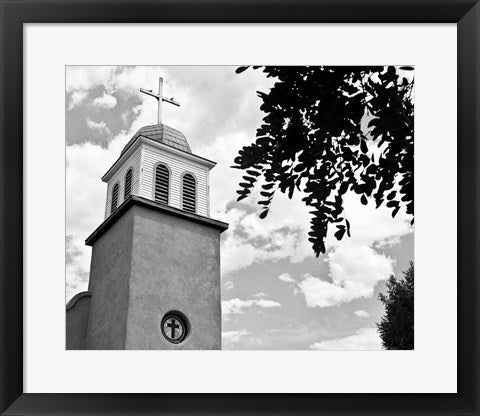 Framed Art Church of Los Cerrillos by Rob Sturcke Wall Decor 18x24 Artwork