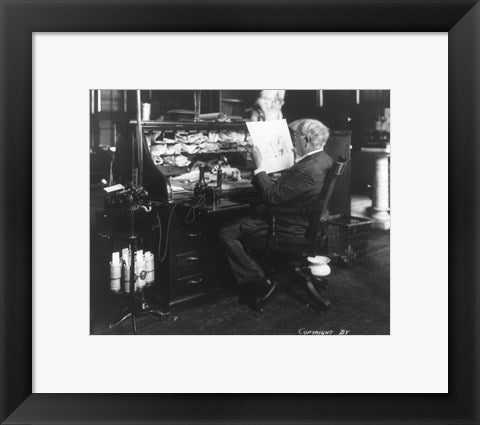 Framed Art Thomas Alva Edison, 1847-1931 Wall Decor 18x24 Artwork