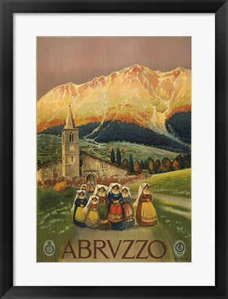 Framed Art Abruzzo Framed Art for your Home Wall Decor 18x24 Artwork