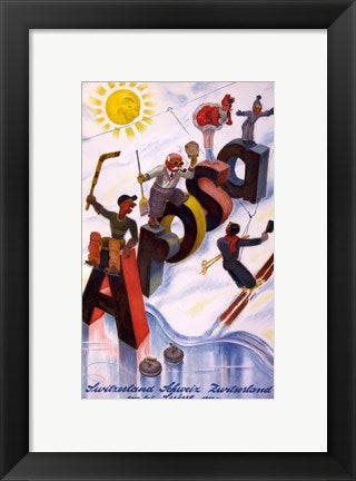 Framed Art Arosa, Switzerland Framed Art for your Home Wall Decor 18x24 Artwork