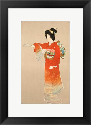 Framed Art Frame Art Board of Tourist Industry poster, Japanese Government Railways Wall Decor 18x24 Artwork