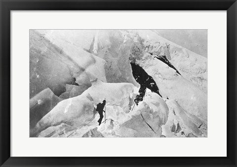 Framed Art Climbing Mt. St. Elias Framed Art for your Home Wall Decor 18x24 Artwork