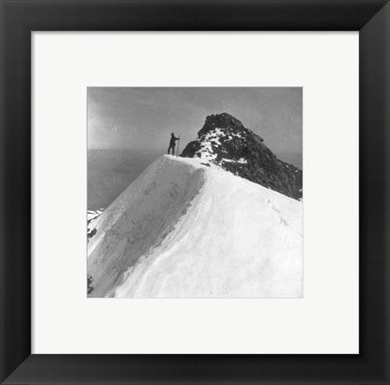 Framed Art Washington - Mount Rainier Top of Gibralter Rock Wall Decor 18x24 Artwork