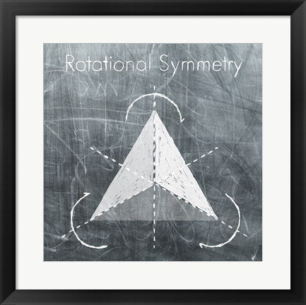 Framed Art Rotational Symmetry Wall Decor 18x24 Artwork