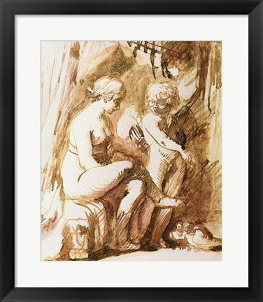 Framed Art Adam Elsheimer Aphrodite Wall Decor 18x24 Artwork