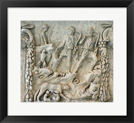 Framed Art Frame Art Altar of Mars and Venus - Aphrodite and Ares Wall Decor 18x24 Artwork