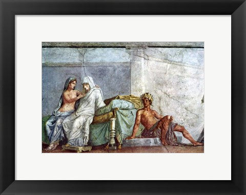Framed Art Aphrodite, Braut and Dionysos Wall Decor 18x24 Artwork