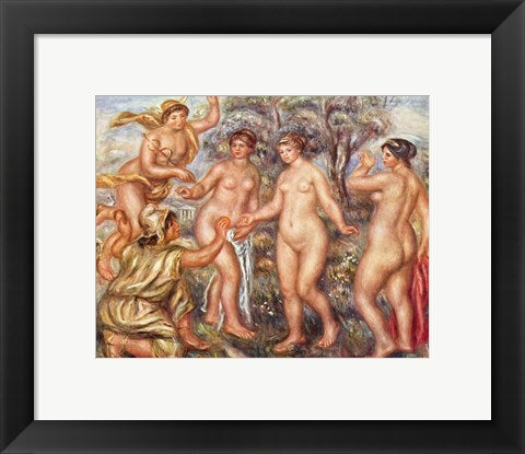 Framed Art Pierre-Auguste Renoir the Judgement of Paris Wall Decor 18x24 Artwork