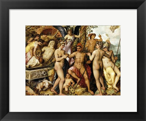 Framed Art The Judgment of Paris Aphrodite Wall Decor 18x24 Artwork