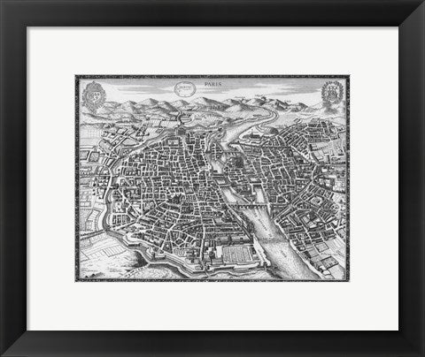 Framed Art 1630 Plan de Sauv Framed Art for your Home Wall Decor 18x24 Artwork