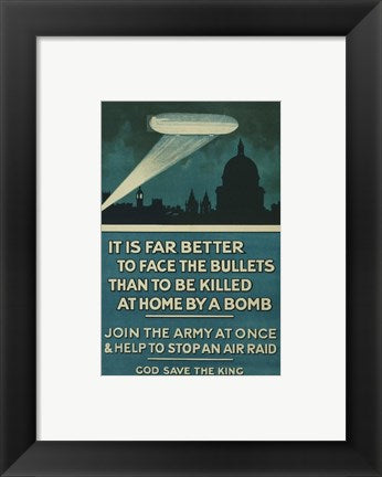 Framed Art Join The Army Wall Decor 18x24 Artwork