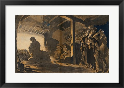 Framed Art The Party at Bethlehem Wall Decor 18x24 Artwork