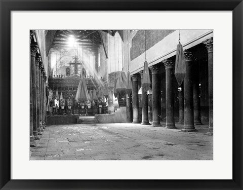 Framed Art Bethlehem Church of Nativity Wall Decor 18x24 Artwork