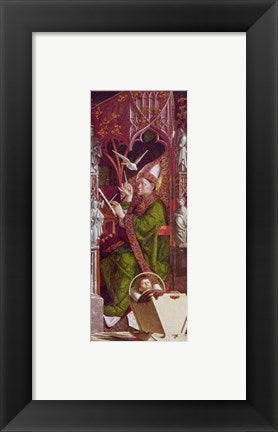 Framed Art Fathers Altar, St. Ambrose Wall Decor 18x24 Artwork