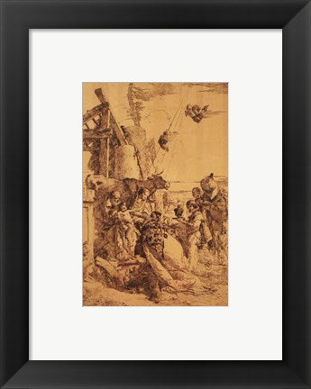 Framed Art Nativity of Jesus Wall Decor 18x24 Artwork