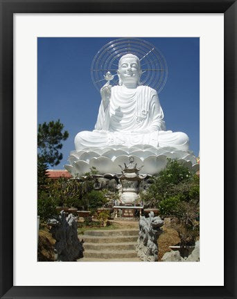 Framed Art Buddha Vietnam Framed Art for your Home Wall Decor 18x24 Artwork