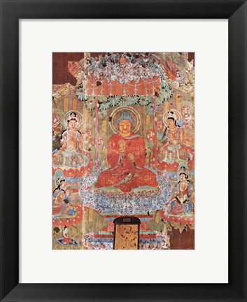 Framed Art Amitabha Buddha Framed Art for your Home Wall Decor 18x24 Artwork