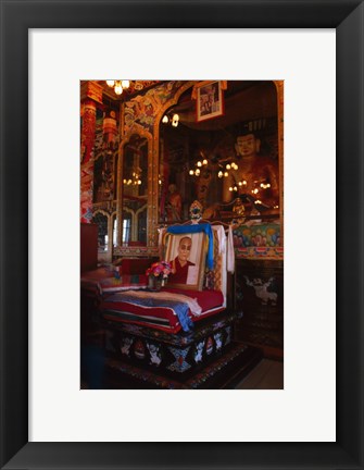 Framed Art Buddha Shrine, Ivolga, Russia Wall Decor 18x24 Artwork