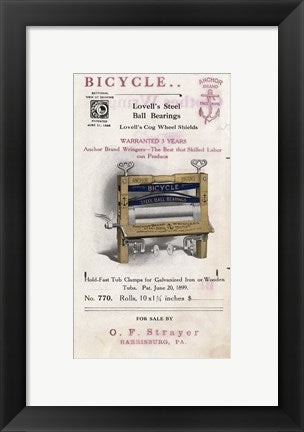 Framed Art Bicycle Clothes Wringer Framed Art for your Home Wall Decor 18x24 Artwork