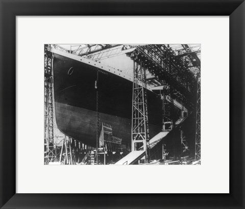 Framed Art The Titanic Wall Decor 18x24 Artwork