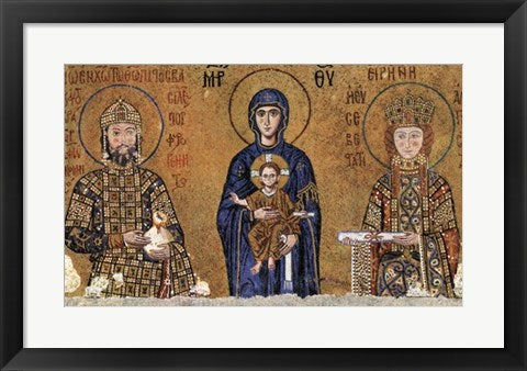 Framed Art Virgin and rulers Wall Decor 18x24 Artwork