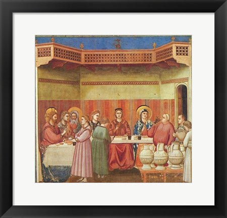 Framed Art Marriage at Cana Wall Decor 18x24 Artwork