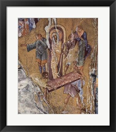 Framed Art Master of the Pantanassa Church in Mistra Wall Decor 18x24 Artwork