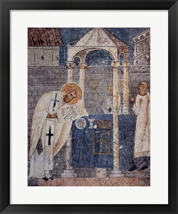 Framed Art Master of the Sophien Cathedral form Ohrid Wall Decor 18x24 Artwork
