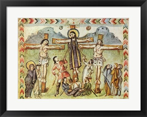 Framed Art Master of the Rabula Gospel Wall Decor 18x24 Artwork