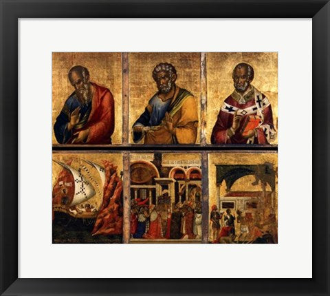 Framed Art Altarpiece II Framed Art for your Home Wall Decor 18x24 Artwork