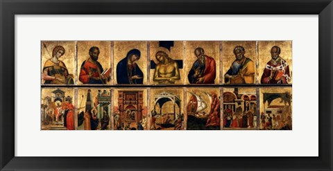 Framed Art Altarpiece III Framed Art for your Home Wall Decor 18x24 Artwork