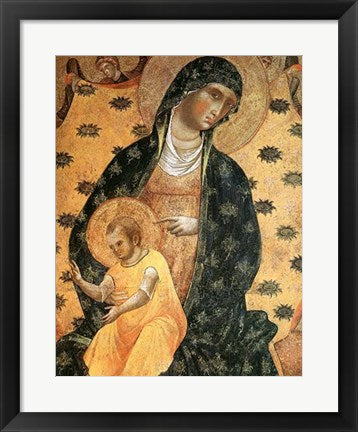 Framed Art Madonna Renaissance Wall Decor 18x24 Artwork
