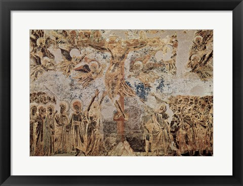 Framed Art Fresken in the Upper Church Wall Decor 18x24 Artwork