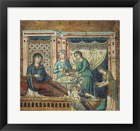 Framed Art Nativity of the Virgin Wall Decor 18x24 Artwork