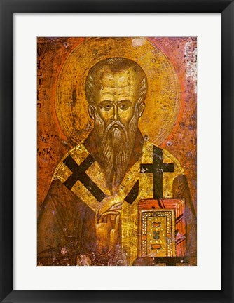 Framed Art Saint Clement of Ohrid Wall Decor 18x24 Artwork