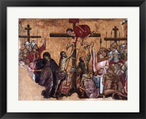 Framed Art Christ Crucified Framed Art for your Home Wall Decor 18x24 Artwork