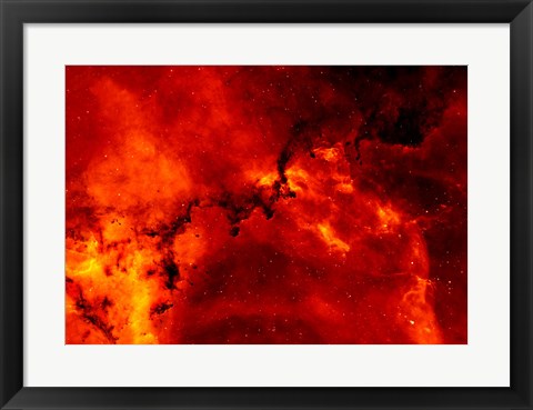 Framed Art Rosette Nebula Wall Decor 18x24 Artwork