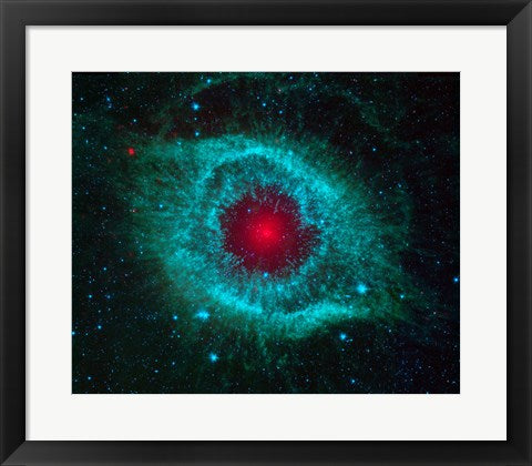 Framed Art Helix Nebula Wall Decor 18x24 Artwork