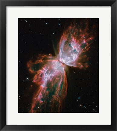 Framed Art Planetary Nebula Wall Decor 18x24 Artwork
