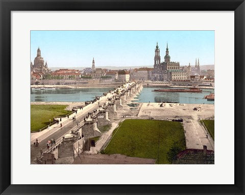 Framed Art View from the War Ministry, Dresden Wall Decor 18x24 Artwork