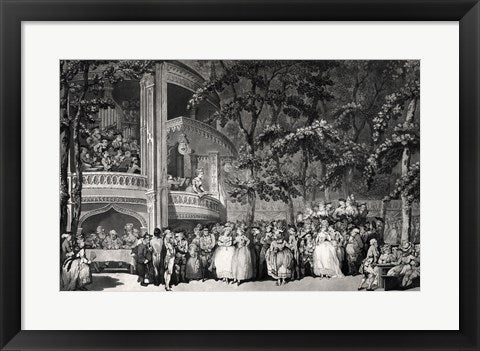 Framed Art Vauxhall Gardens Wall Decor 18x24 Artwork