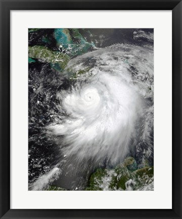 Framed Art Hurricane Dennis July 7, 2005 Wall Decor 18x24 Artwork
