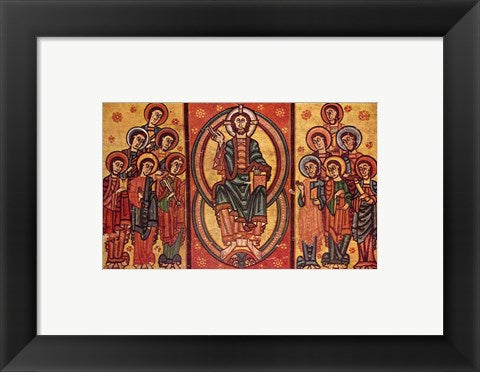 Framed Art Frame Art Altar frontal from La Seu d'Urgell or of the Apostles Wall Decor 18x24 Artwork