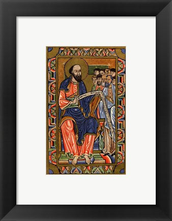 Framed Art Paul and the recipients of his letters Wall Decor 18x24 Artwork